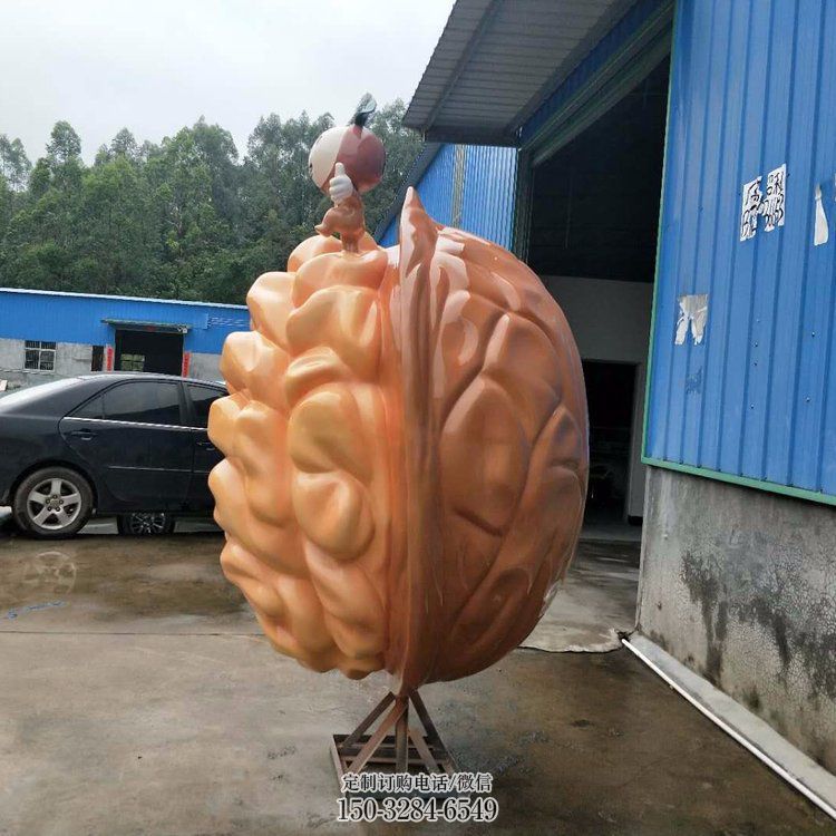 水景核桃雕塑 风景区几何雕塑 广场小品